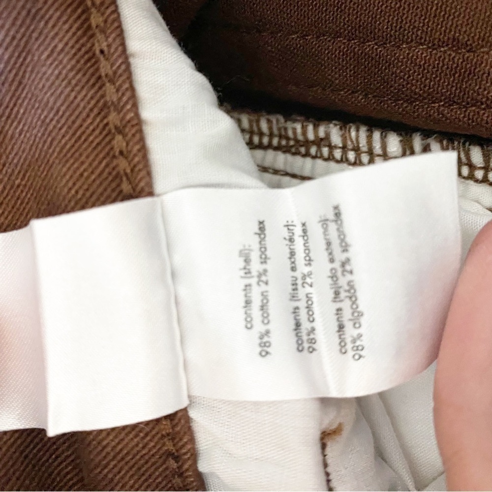 WeWoreWhat High Rise Stretch Jean in Cacao Brown NWT - Picture 13 of 13